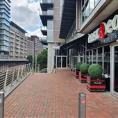 River Irwell Walk, Clermont Ferrand Square and Trinity Bridge