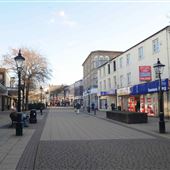 Pedestrianised Shopping Street