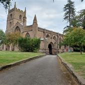 EXT The Priory Church of St Peter and St Paul + Greenspace, Leominster