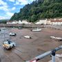 Minehead Harbour and beach