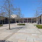 National Memorial Arboretum - Courtyard and Monument